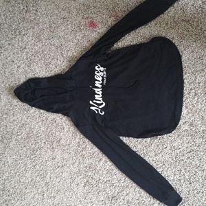 Black light weight hoodie